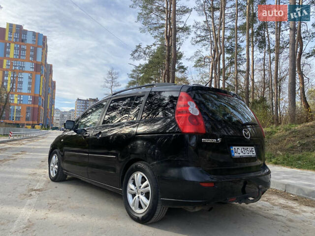 Черный Мазда 5, объемом двигателя 2 л и пробегом 200 тыс. км за 3600 $, фото 7 на Automoto.ua