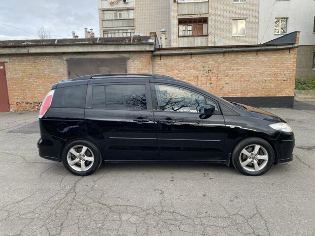 Черный Мазда 5, объемом двигателя 2 л и пробегом 230 тыс. км за 5500 $, фото 3 на Automoto.ua