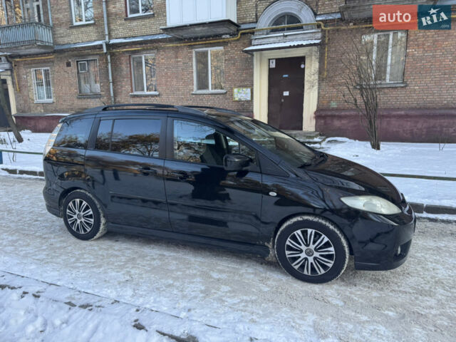 Черный Мазда 5, объемом двигателя 2 л и пробегом 220 тыс. км за 5400 $, фото 5 на Automoto.ua