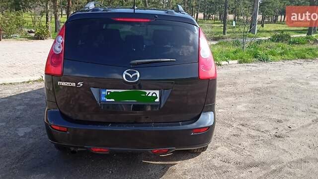 Черный Мазда 5, объемом двигателя 2 л и пробегом 298 тыс. км за 7000 $, фото 2 на Automoto.ua