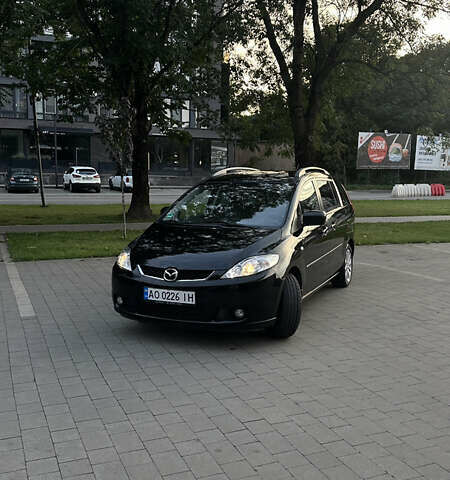 Черный Мазда 5, объемом двигателя 2 л и пробегом 221 тыс. км за 6800 $, фото 2 на Automoto.ua