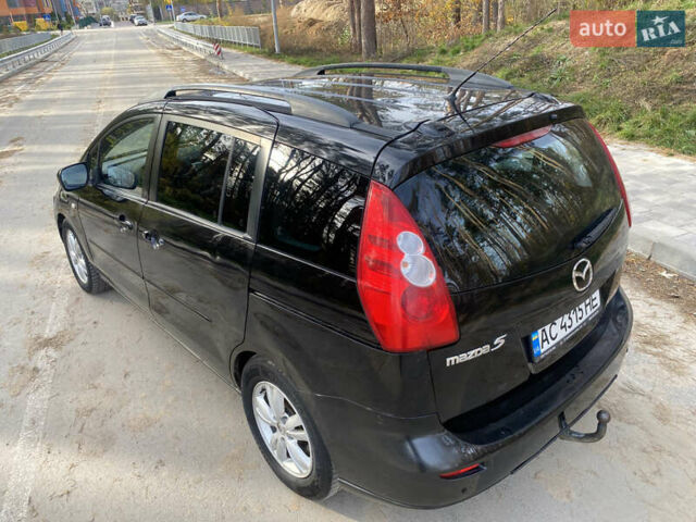 Черный Мазда 5, объемом двигателя 2 л и пробегом 200 тыс. км за 3600 $, фото 6 на Automoto.ua