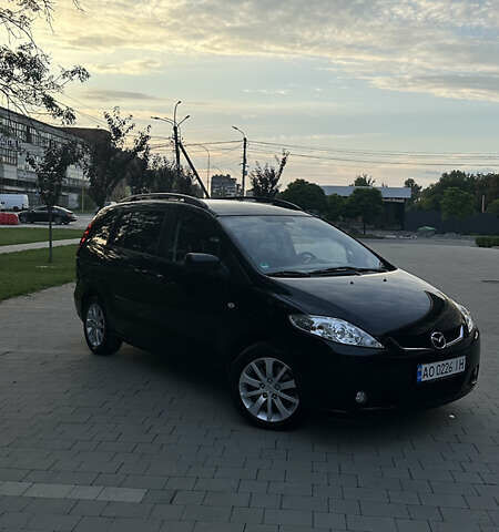Черный Мазда 5, объемом двигателя 2 л и пробегом 221 тыс. км за 6800 $, фото 5 на Automoto.ua