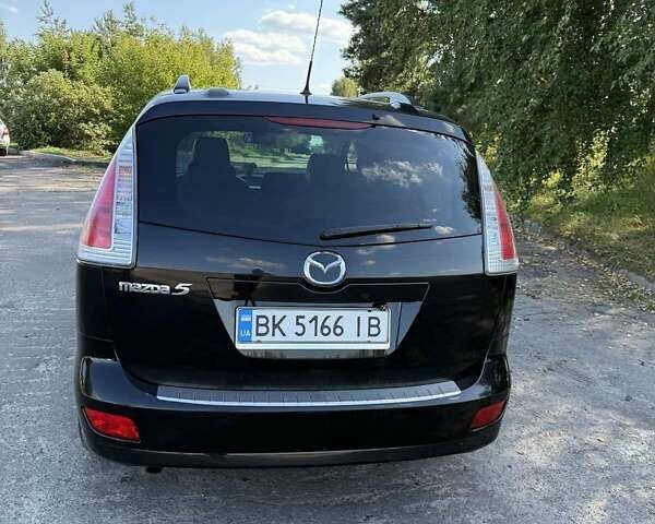 Черный Мазда 5, объемом двигателя 2 л и пробегом 249 тыс. км за 6500 $, фото 1 на Automoto.ua
