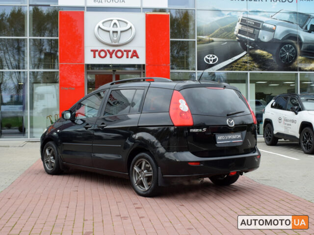Черный Мазда 5, объемом двигателя 1.8 л и пробегом 269 тыс. км за 5200 $, фото 1 на Automoto.ua