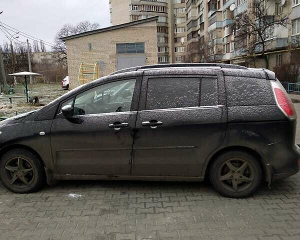 Черный Мазда 5, объемом двигателя 2 л и пробегом 204 тыс. км за 6200 $, фото 3 на Automoto.ua