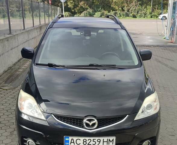 Черный Мазда 5, объемом двигателя 2 л и пробегом 244 тыс. км за 6700 $, фото 4 на Automoto.ua