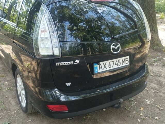 Черный Мазда 5, объемом двигателя 1.8 л и пробегом 178 тыс. км за 7200 $, фото 3 на Automoto.ua