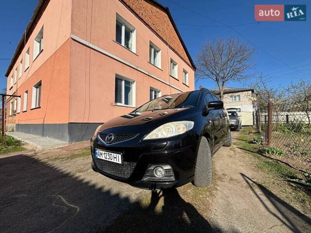 Черный Мазда 5, объемом двигателя 2 л и пробегом 277 тыс. км за 6850 $, фото 1 на Automoto.ua