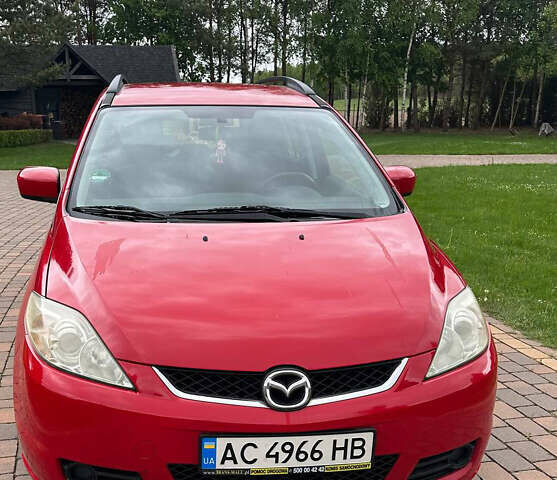 Красный Мазда 5, объемом двигателя 1.8 л и пробегом 205 тыс. км за 5500 $, фото 3 на Automoto.ua