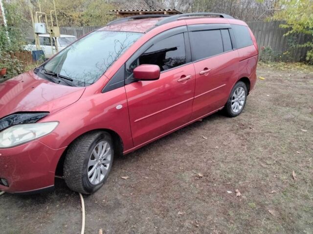 Красный Мазда 5, объемом двигателя 2 л и пробегом 210 тыс. км за 6500 $, фото 2 на Automoto.ua