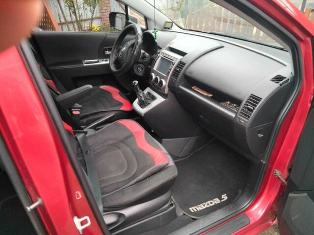 Красный Мазда 5, объемом двигателя 2 л и пробегом 210 тыс. км за 6500 $, фото 11 на Automoto.ua