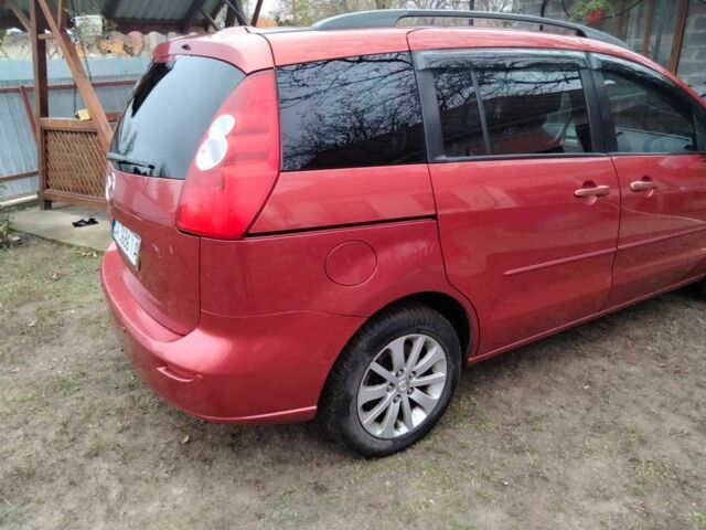 Красный Мазда 5, объемом двигателя 2 л и пробегом 210 тыс. км за 6500 $, фото 3 на Automoto.ua