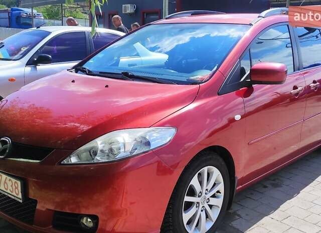 Красный Мазда 5, объемом двигателя 1.8 л и пробегом 158 тыс. км за 5999 $, фото 2 на Automoto.ua