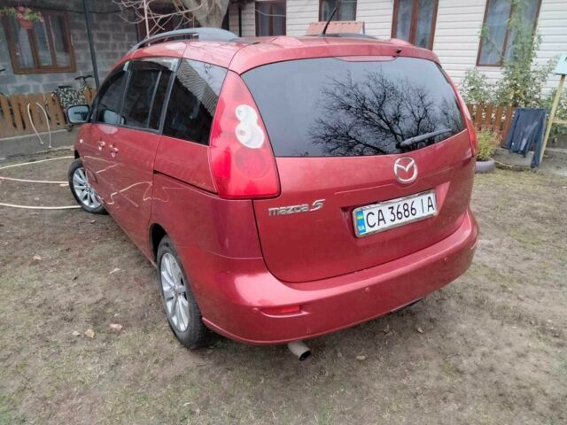 Красный Мазда 5, объемом двигателя 2 л и пробегом 210 тыс. км за 6500 $, фото 4 на Automoto.ua