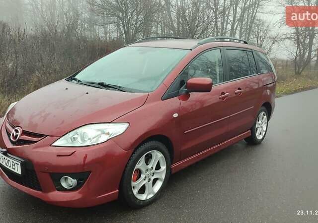 Червоний Мазда 5, об'ємом двигуна 2 л та пробігом 166 тис. км за 6100 $, фото 1 на Automoto.ua