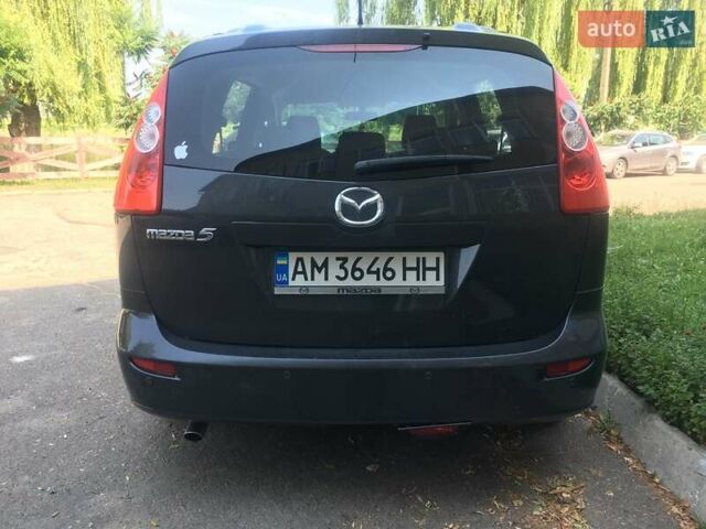 Серый Мазда 5, объемом двигателя 2 л и пробегом 235 тыс. км за 5100 $, фото 2 на Automoto.ua