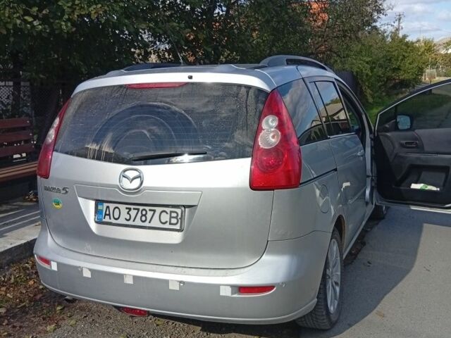 Серый Мазда 5, объемом двигателя 2 л и пробегом 320 тыс. км за 3000 $, фото 1 на Automoto.ua