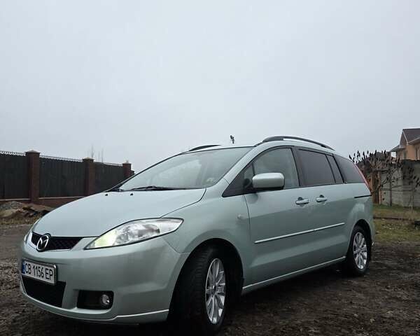 Серый Мазда 5, объемом двигателя 2 л и пробегом 286 тыс. км за 4300 $, фото 1 на Automoto.ua