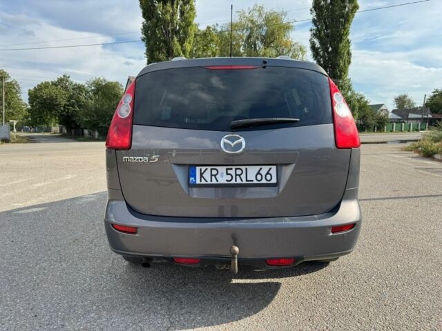Серый Мазда 5, объемом двигателя 2 л и пробегом 379 тыс. км за 3500 $, фото 1 на Automoto.ua