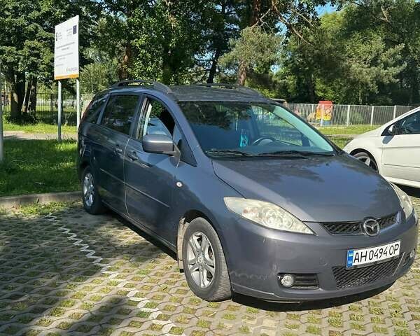 Серый Мазда 5, объемом двигателя 1.8 л и пробегом 250 тыс. км за 5300 $, фото 1 на Automoto.ua