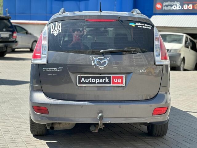 Серый Мазда 5, объемом двигателя 2 л и пробегом 317 тыс. км за 6990 $, фото 6 на Automoto.ua