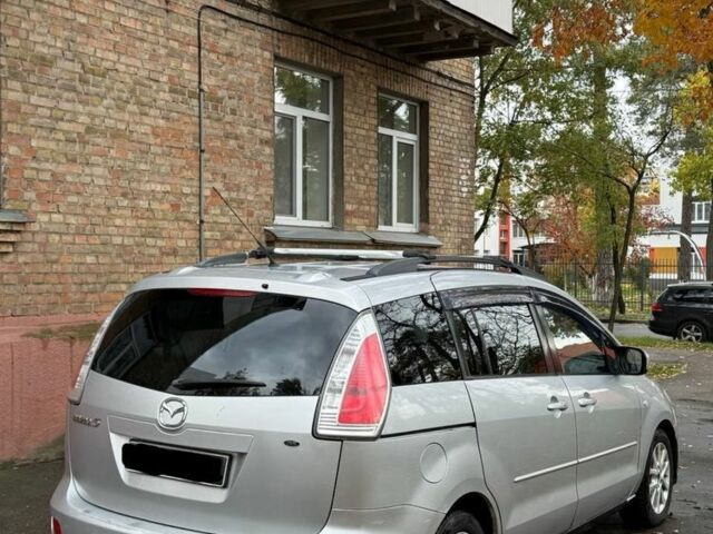 Серый Мазда 5, объемом двигателя 2 л и пробегом 200 тыс. км за 3700 $, фото 1 на Automoto.ua