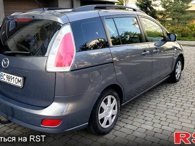 Серый Мазда 5, объемом двигателя 2 л и пробегом 250 тыс. км за 7500 $, фото 2 на Automoto.ua