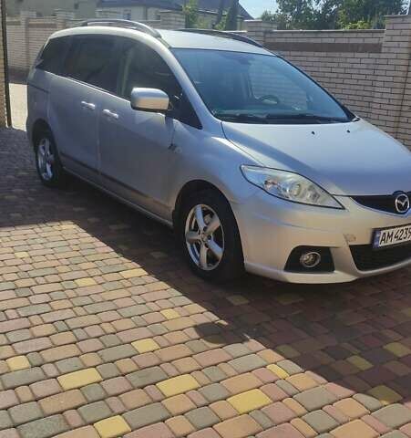 Серый Мазда 5, объемом двигателя 2 л и пробегом 282 тыс. км за 6100 $, фото 2 на Automoto.ua