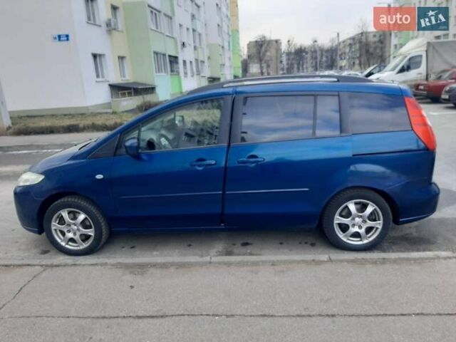 Синий Мазда 5, объемом двигателя 1.8 л и пробегом 201 тыс. км за 5100 $, фото 2 на Automoto.ua