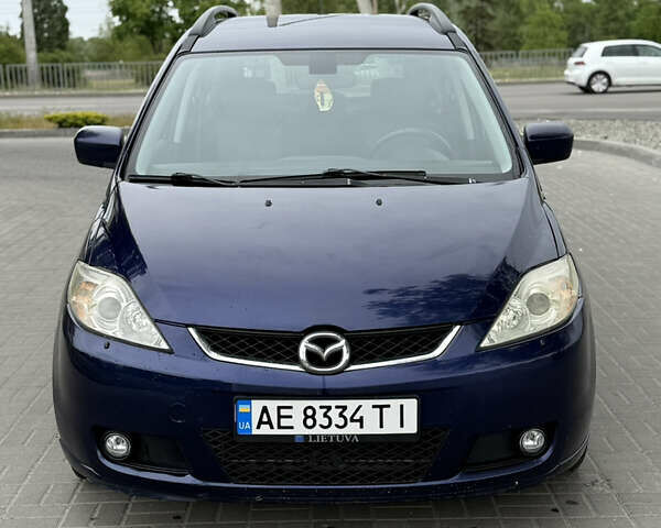 Синий Мазда 5, объемом двигателя 2 л и пробегом 214 тыс. км за 5000 $, фото 1 на Automoto.ua