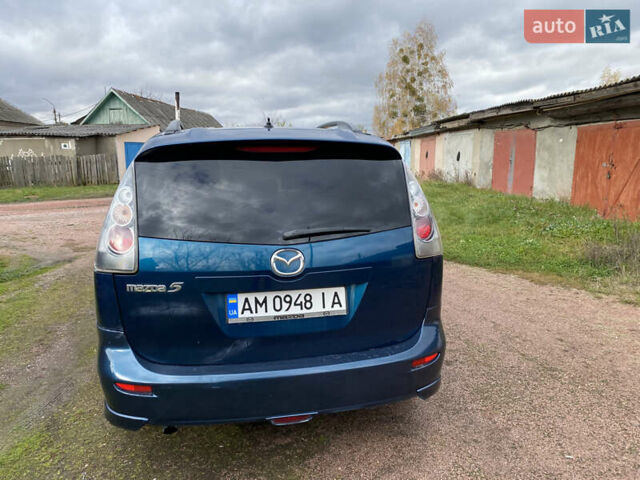 Мазда 5 2006 в Овруче на Automoto.ua Синий Мазда 5, объемом двигателя 2 л и пробегом 260 тыс. км за 3700 $, фото 5 на Automoto.ua