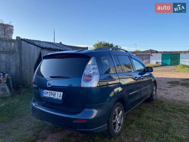 Синий Мазда 5, объемом двигателя 2 л и пробегом 260 тыс. км за 3900 $, фото 2 на Automoto.ua