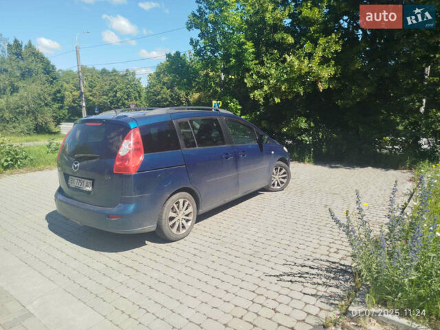 Синий Мазда 5, объемом двигателя 2 л и пробегом 260 тыс. км за 4500 $, фото 4 на Automoto.ua