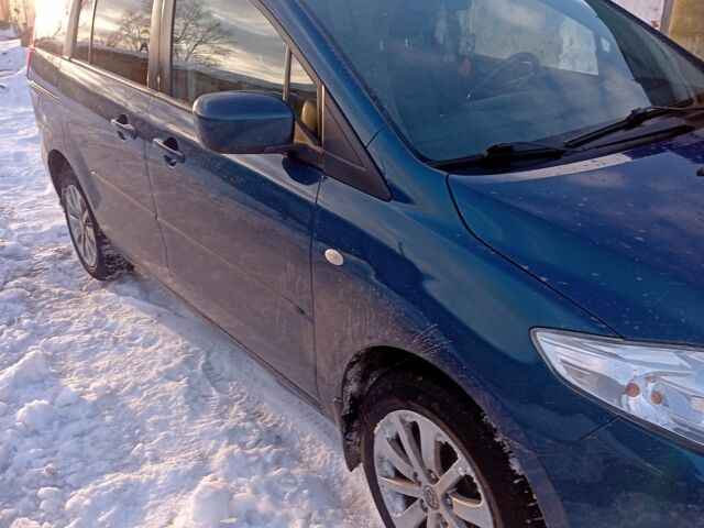 Синий Мазда 5, объемом двигателя 2 л и пробегом 200 тыс. км за 5500 $, фото 4 на Automoto.ua