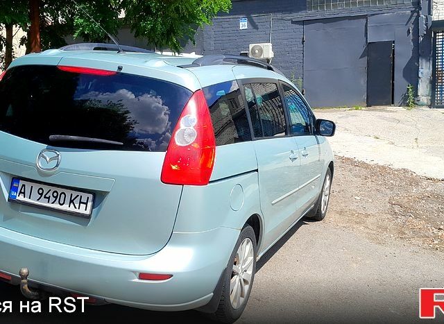Синий Мазда 5, объемом двигателя 2 л и пробегом 350 тыс. км за 4200 $, фото 2 на Automoto.ua