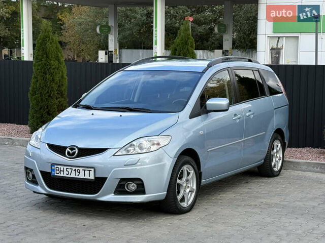 Синий Мазда 5, объемом двигателя 2 л и пробегом 217 тыс. км за 5950 $, фото 1 на Automoto.ua