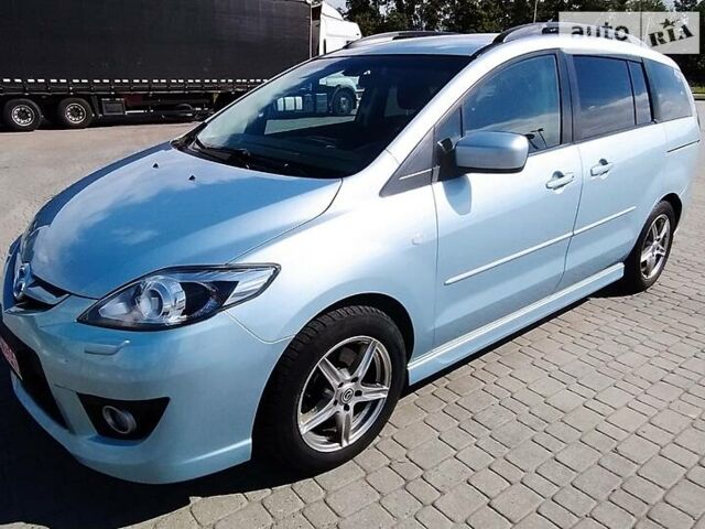 Синий Мазда 5, объемом двигателя 1.99 л и пробегом 291 тыс. км за 7000 $, фото 3 на Automoto.ua