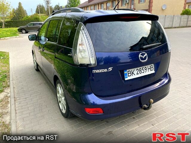 Синий Мазда 5, объемом двигателя 2 л и пробегом 279 тыс. км за 6300 $, фото 3 на Automoto.ua