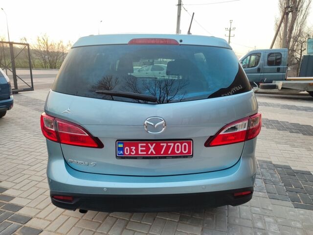 Синий Мазда 5, объемом двигателя 2 л и пробегом 162 тыс. км за 7500 $, фото 4 на Automoto.ua
