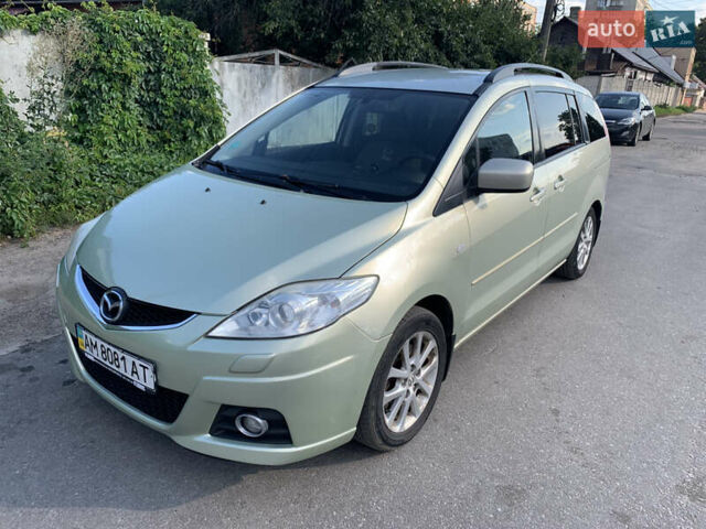 Зеленый Мазда 5, объемом двигателя 2 л и пробегом 295 тыс. км за 6400 $, фото 2 на Automoto.ua