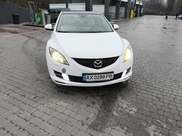 Білий Мазда 6, об'ємом двигуна 2 л та пробігом 185 тис. км за 7200 $, фото 1 на Automoto.ua