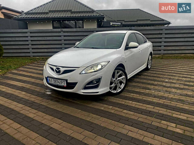 Белый Мазда 6, объемом двигателя 2.49 л и пробегом 169 тыс. км за 8300 $, фото 1 на Automoto.ua