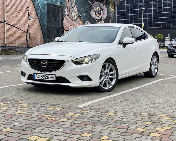 Белый Мазда 6, объемом двигателя 2.19 л и пробегом 214 тыс. км за 11600 $, фото 1 на Automoto.ua