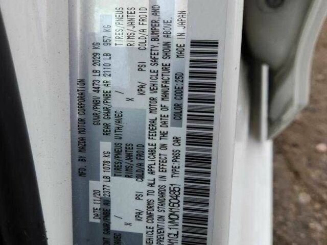 Білий Мазда 6, об'ємом двигуна 2.5 л та пробігом 54 тис. км за 2500 $, фото 11 на Automoto.ua