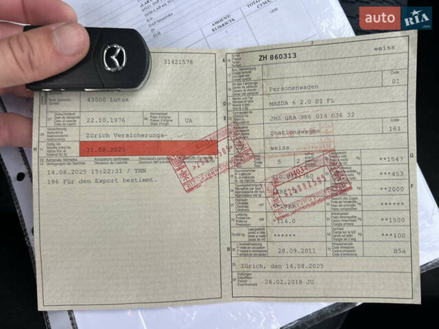 Мазда 6 2010 у Луцьку на Automoto.ua Білий Мазда 6, об'ємом двигуна 2 л та пробігом 204 тис. км за 7100 $, фото 57 на Automoto.ua