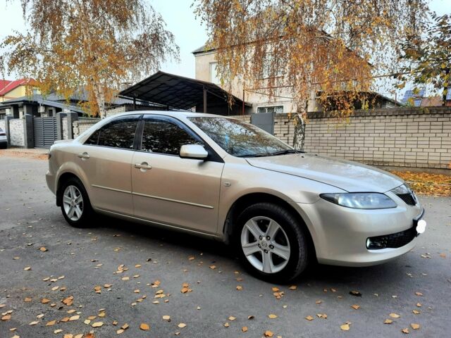 Бежевый Мазда 6, объемом двигателя 2 л и пробегом 350 тыс. км за 5800 $, фото 1 на Automoto.ua