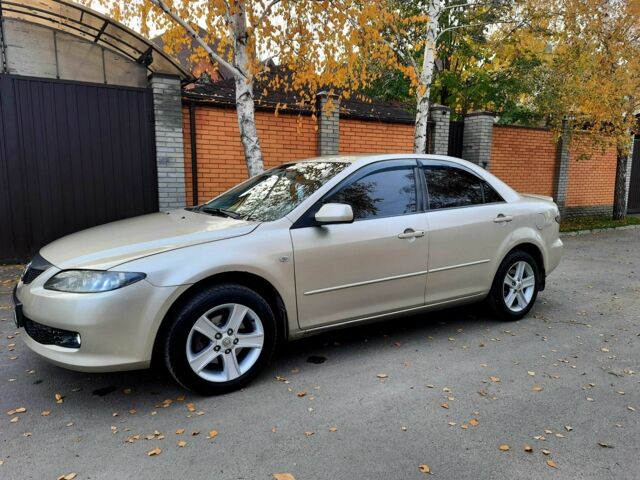 Бежевый Мазда 6, объемом двигателя 2 л и пробегом 350 тыс. км за 5800 $, фото 2 на Automoto.ua