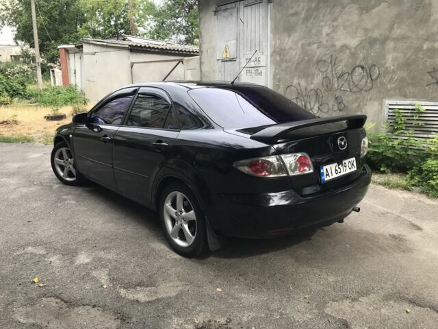 Черный Мазда 6, объемом двигателя 2 л и пробегом 279 тыс. км за 3600 $, фото 2 на Automoto.ua