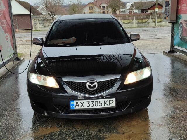 Черный Мазда 6, объемом двигателя 2 л и пробегом 317 тыс. км за 3000 $, фото 2 на Automoto.ua
